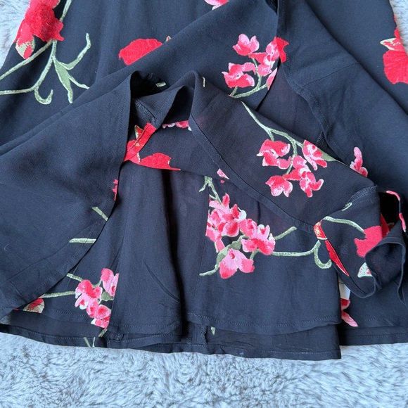 REFORMATION mini floral dress black - Picture 6 of 9